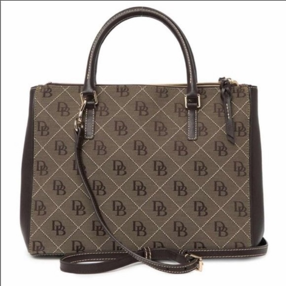 Dooney & Bourke Willa Zip Logo Satchel Bag, NWT - Picture 4 of 16